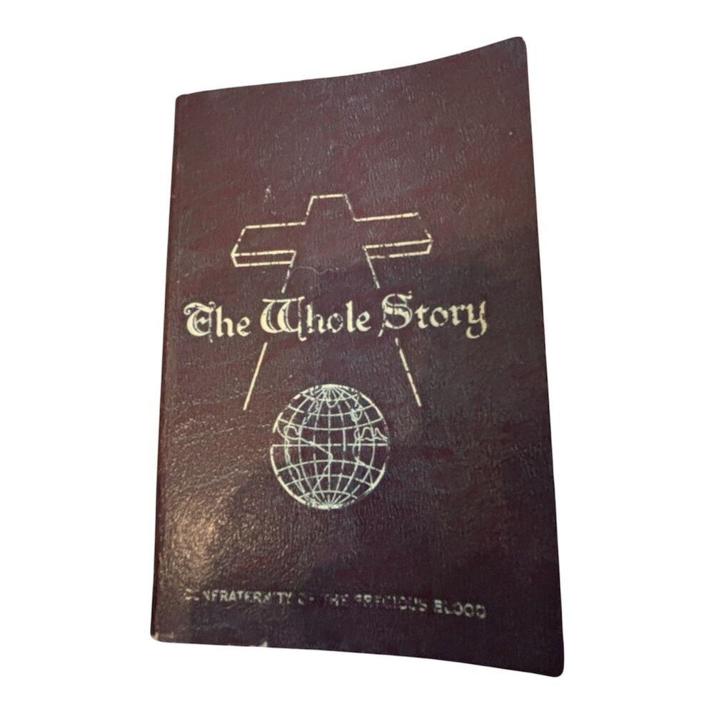 Confraternity Precious Blood The Whole Story 1959 VTG Catholic Book Pocket Ed